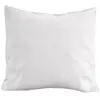 Coussin décoratif lin coton 45x45 cm LINO blanc, par Soleil d'Ocre