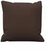 Soleil d'ocre, Coussin en Coton 40x40 cm Panama Brun