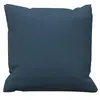 Soleil d'ocre, Coussin en Coton 40x40 cm Panama Bleu Canard
