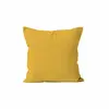 Coussin déhoussable 60x60 cm ALIX jaune radieux, par Soleil d'ocre