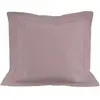 Taie d'oreiller en coton 57 fils 63x63 cm UNI vieux rose, par Soleil d...