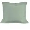 Soleil d'ocre TAIE VP 63X63 VERT EAU COTON