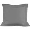 Soleil d'ocre, Taie d'oreiller en Coton 63x63 cm Percale Gris