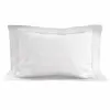 Taie d'oreiller en coton 57 fils 50x70 cm UNI blanc, par Soleil d'ocre