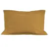 Taie doreiller en coton 57 fils 50x70 cm UNI moutarde par Soleil docre
