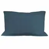 Soleil d'ocre TAIE US VP 50X70 Bleu Canard Coton