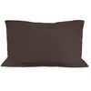 Taie d'oreiller en coton 57 fils 50x70 cm UNI brun, par Soleil d'ocre