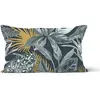 Soleil d'ocre Housse de Coussin Velours 32x50 cm Tropic