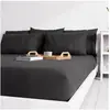 Atmosphère Drap Housse uni 140x190 cm ZZZ Noir
