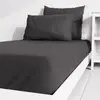 Atmosphère Drap housse uni 90x190 cm zzz noir