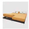 Drap housse TPR en coton 57 fils 2x80x200 cm UNI moutarde, par Soleil ...