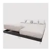 Drap housse TPR en coton 57 fils 2X70X190 cm UNI lin par Soleil dOcre