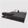 Drap housse tpr en coton 57 fils 2x70x190 cm uni noir, par Soleil d'Ocre
