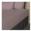 Drap housse - SOLEIL D'OCRE - 200x200 cm - 57 fils - uni - vieux rose