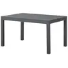 Table de jardin extensible rectangulaire 6 à 10 personnes - Structure ...