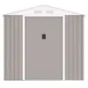 ARCHER Abri de jardin en métal 4,07 m² - 213 x 191 x 195 cm - Kit d'ancrage inclus - Taupe