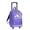 Alpa Cartable A Roulettes Trolley Hello Kitty Mauve 47 Cm