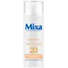 Mixa Crème anti-taches pigmentaires pour peaux irrégulières, ternes et sensibles avec vitamine C et niacinamide, convient pour le visage et le cou, SPF 20, hypoallergénique, 50 ml