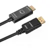 TEXTORM Câble DisplayPort vers HDMI blindé 4K - Mâle/Mâle - 1.8 m