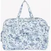 Sac à langer Toile de Jouy bleu