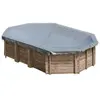 G&J GREENALL BLOOM Bâche d'hivernage pour piscine bois octogonale Vermela 6,72 x 4,72 m - Gré