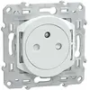 Prise 2P+T affleurante Ovalis Schneider Blanc