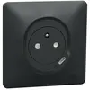 Schneider Ovalis - combi 2P+T 16A affleurante+chargeur usb-c 10,5W - connex. auto - Anth (S340089)