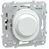 Schneider Electric Ovalis - Variateur poussoir de lumière universel - 2/3 fils - Blanc (S320519)