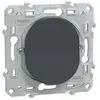 Bouton poussoir fermeture 10A anthracite - Ovalis - Schneider