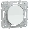 Bouton poussoir fermeture 10A blanc - Ovalis - Schneider