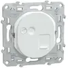 Prise RJ45 cat 6 blindée auto blanc - Ovalis - Schneider