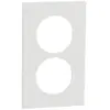 Plaque de finition - SCHNEIDER - Odace - Blanc craie - 2 postes - 57mm
