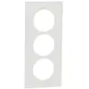 Plaque de finition - SCHNEIDER - Odace - Blanc - 3 postes - 57mm