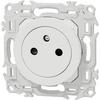 Prise 2P+T affleurante - SCHNEIDER - Odace - Blanc - Montage griffes -...