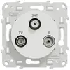 Schneider Electric S520461 PRISE ODACE TV/SAT/FM BLANC