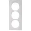 Schneider Electric Plaque odace styl blanc entraxe 57mm spécial rénovation (blanc - 57mm - 3