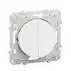 Schneider Electric Interrupteur Double Va et vient Lumineux  Blanc