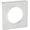 Schneider Electric Plaque odace touch matière avec liseré blanc entraxe 71mm (translucide blanc - 71mm - 1