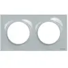 Schneider Electric S520704B1 Odace Styl Plaque sable 2 postes