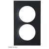 plaque schneider electric odace styl - 2 postes - anthracite - entraxe...