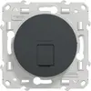 Schneider Odace, prise RJ45 Anthracite, grade 3 (multimédia) cat. 6 STP, à vis