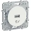SCHNEIDER ELECTRIC Prise alimentation USB 5V Odace anthracite