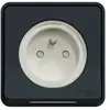 Schneider Prise de courant gris saillie Mureva Styl IP55 IK08