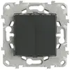Schneider Double interrupteur va-et-vient 10A connexion rapide alumini...