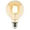 Ampoule déco filament LED ambrée 6W E27 - Elexity
