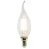 ELEXITY Ampoules LED Déco filament 3W E14 Coup de vent