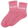 Chaussettes roses paillettes Sale gosse