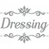 Sticker decoratif de porte DRESSING