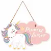 STC - Plaque déco Princesse Licorne