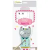 Avenue Mandarine PP033C - Kit Créatif Enfant - Doudou en coton Imprimé à Peindre - A Partir de 6 Ans - HUGETTE LE CHAT